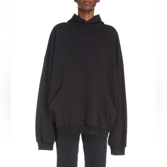 NEW🔥BALENCIAGA Gender Inclusive Beaded Back BB Logo Oversized Hoodie🔥 - Picture 3 of 10